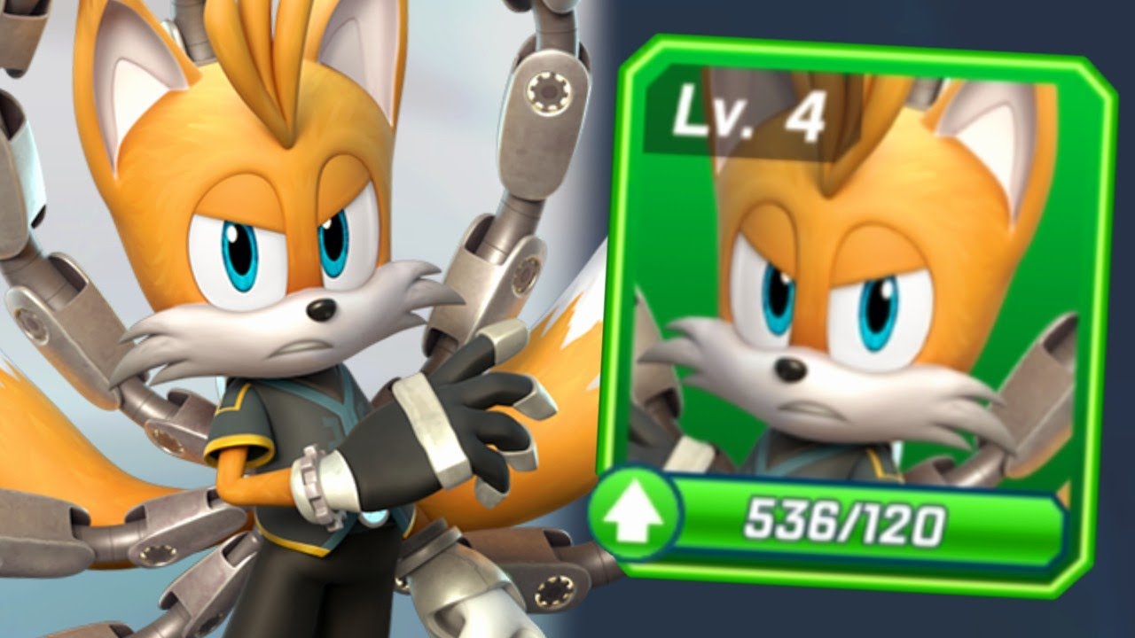 LEVEL 4 TAILS NINE GAMEPLAY - Sonic Forces Speed Battle