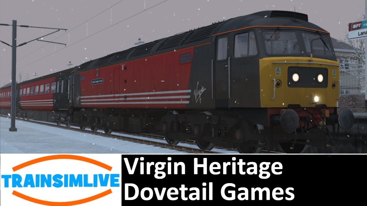 Train Simulator 2018 - Virgin Heritage Lets Play - Class 47 on WCML North