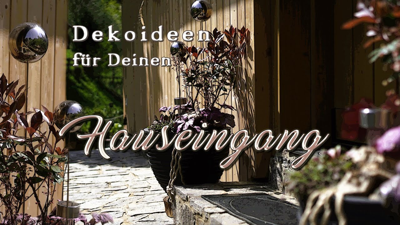 Praktische Hauseingangsdeko DIY | Töpfe die in den Garten wandern