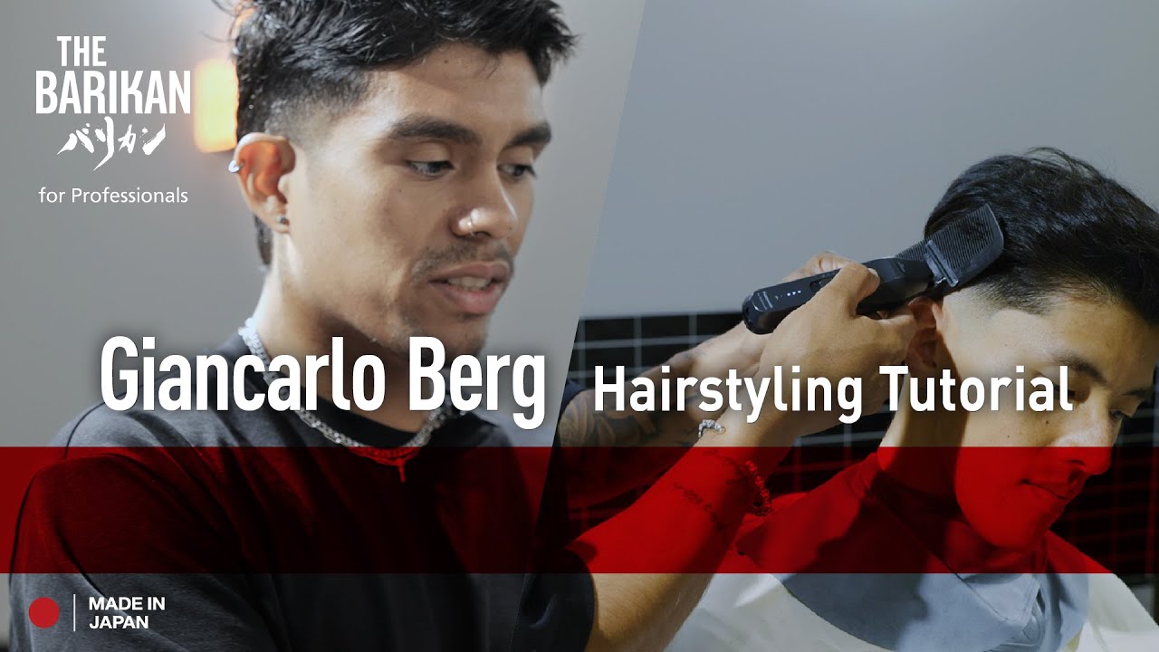 Giancarlo Berg | Hairstyling Tutorial with T-Shaped Trimmer ER-XT70