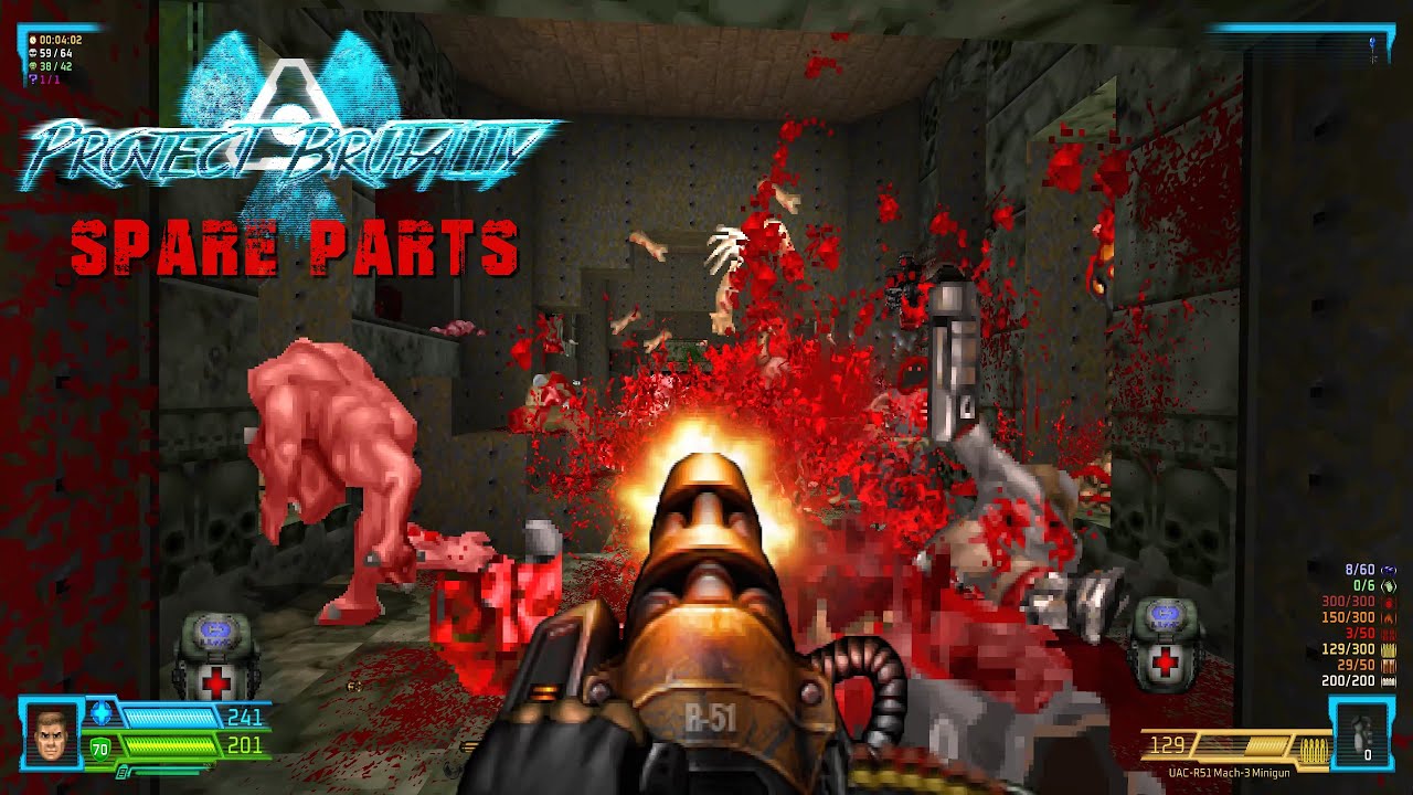 Project Brutality [Latest build + Ravik resound] | Spare Parts - Map05: Dragonfire | 4K/60