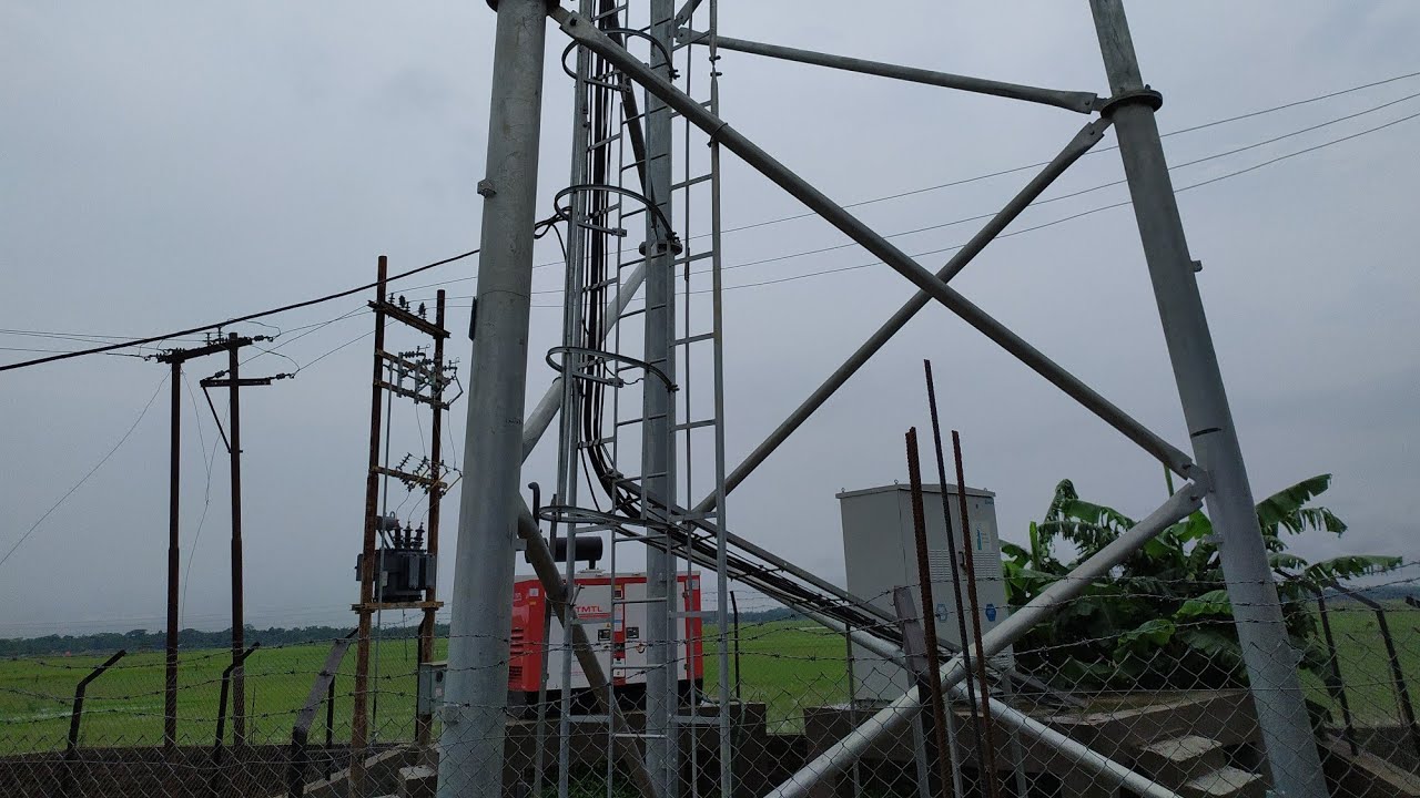 Mobile Tower Making Construction || মোবাইল টাওয়ার কিভাবে বানানো হয়