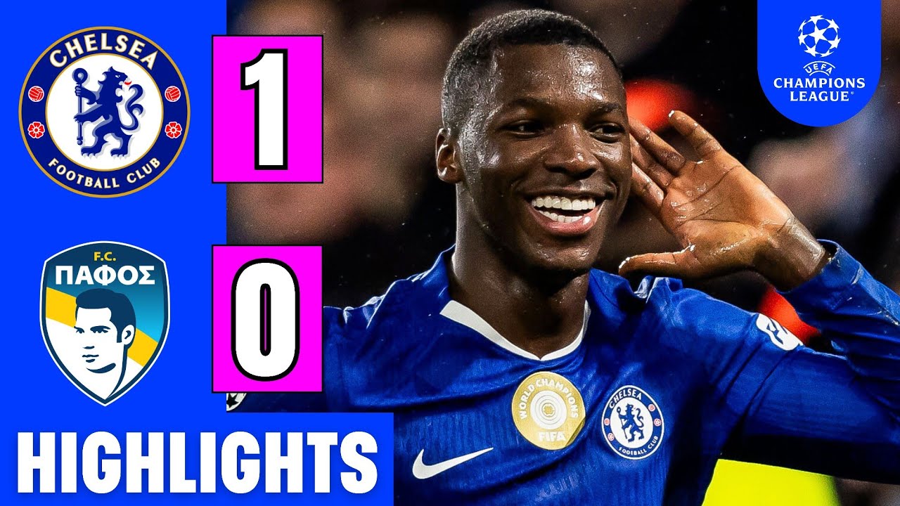 Chelsea vs Pafos 1-0 | Highlights | Mois&eacute;s Caicedo Goal | UEFA Champions League 2025/26