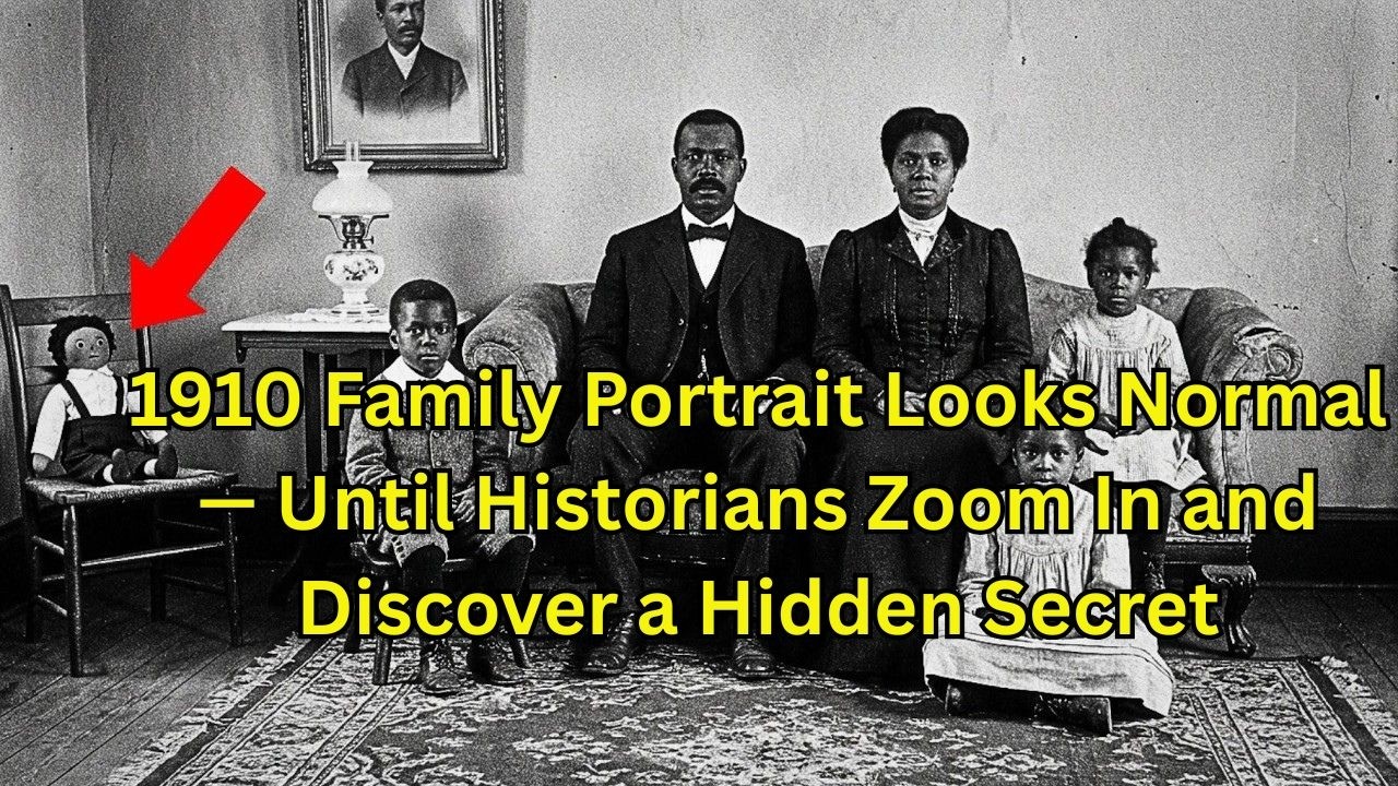 1910 Family Portrait Looks Normal — Until Historians Zoom In and Discover a Hidden Secret