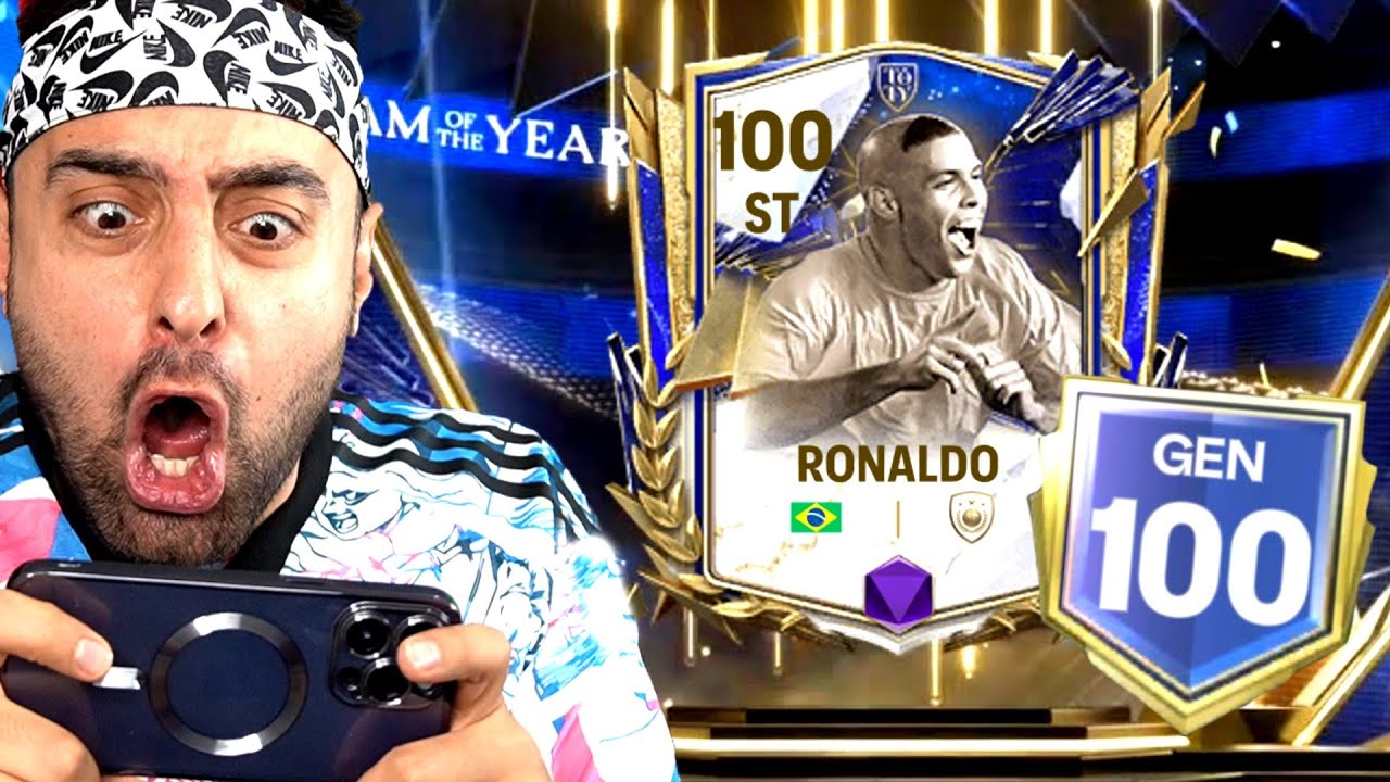PAKET DEN 150 MİLYONLUK TOTY ÇIKTI 😱 100 EFSANE RONALDO ! 100 GEN ? EA FC MOBİLE 24 PAKET AÇILIMI !