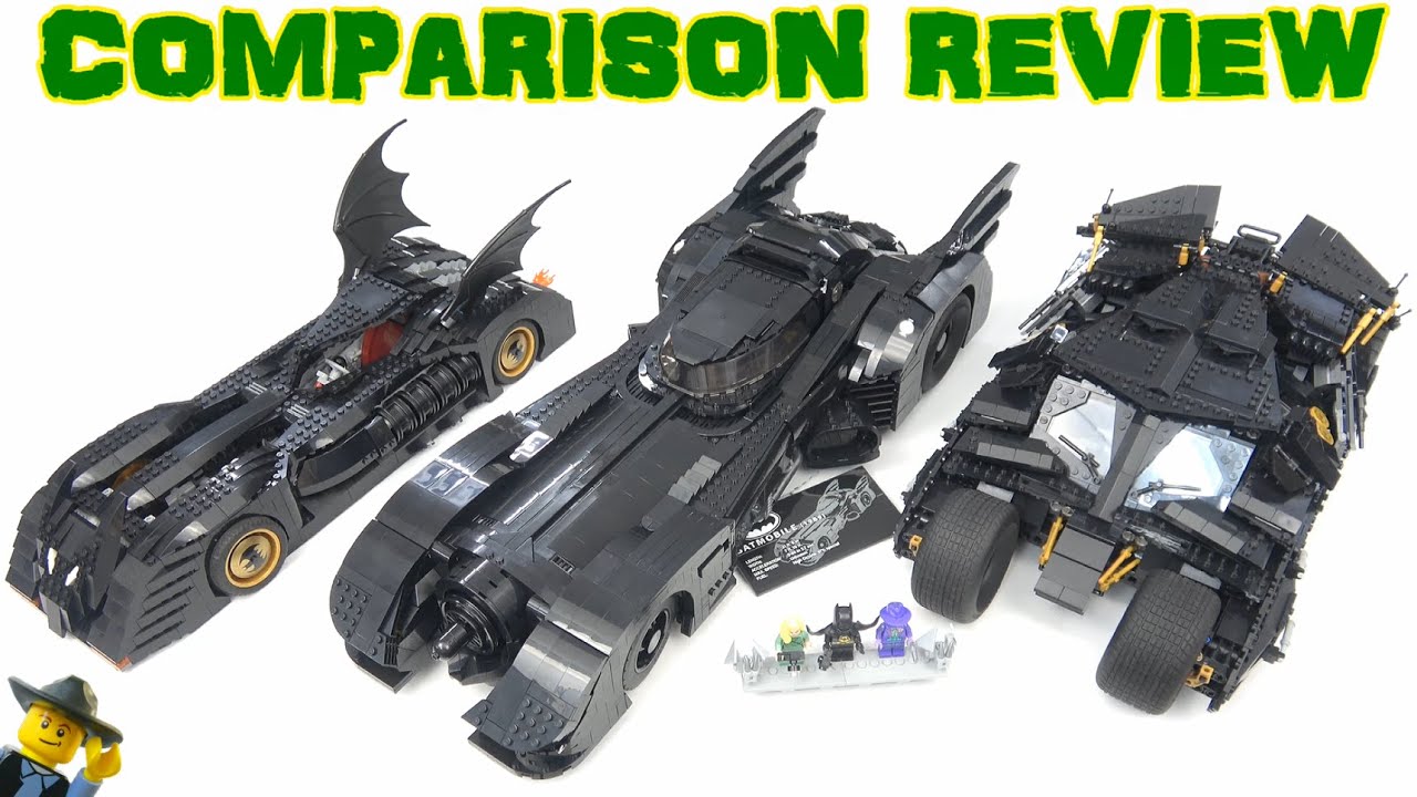 ULTIMATE BATMOBILE COMPARISON REVIEW! 1989 BATMOBILE #76139