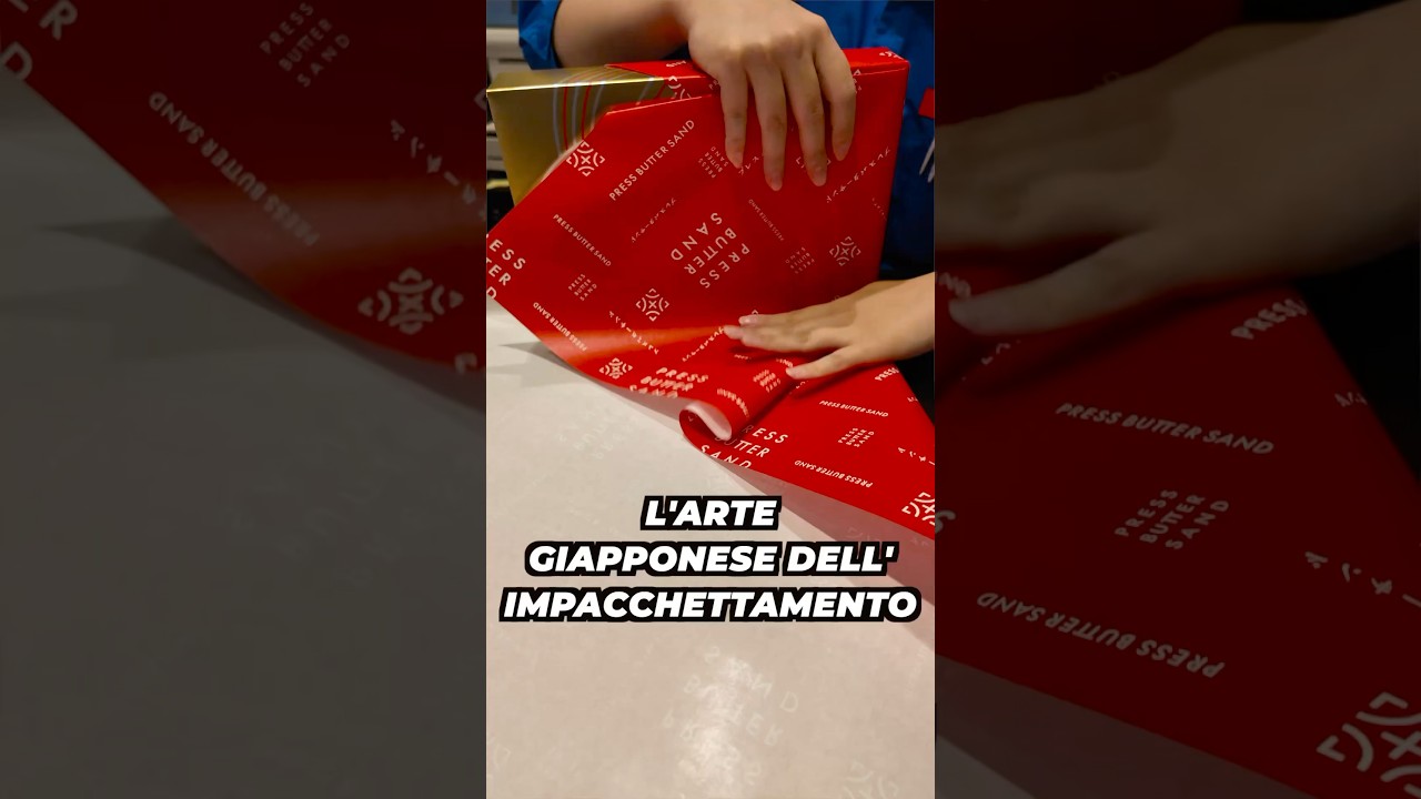 L&rsquo;arte giapponese dell&rsquo;impacchettamento #giappone #tokyo