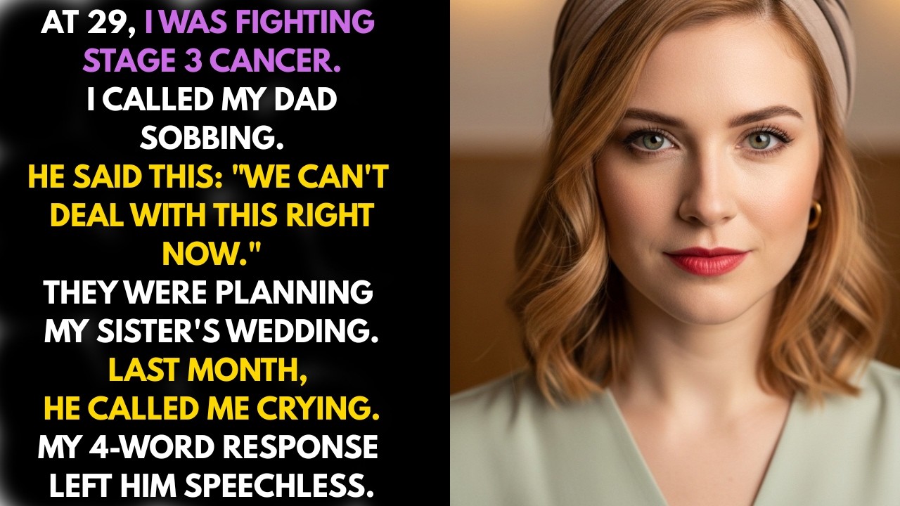 My Parents Abandoned Me During Cancer Treatment—My 4-Word Response Left Dad Speechless