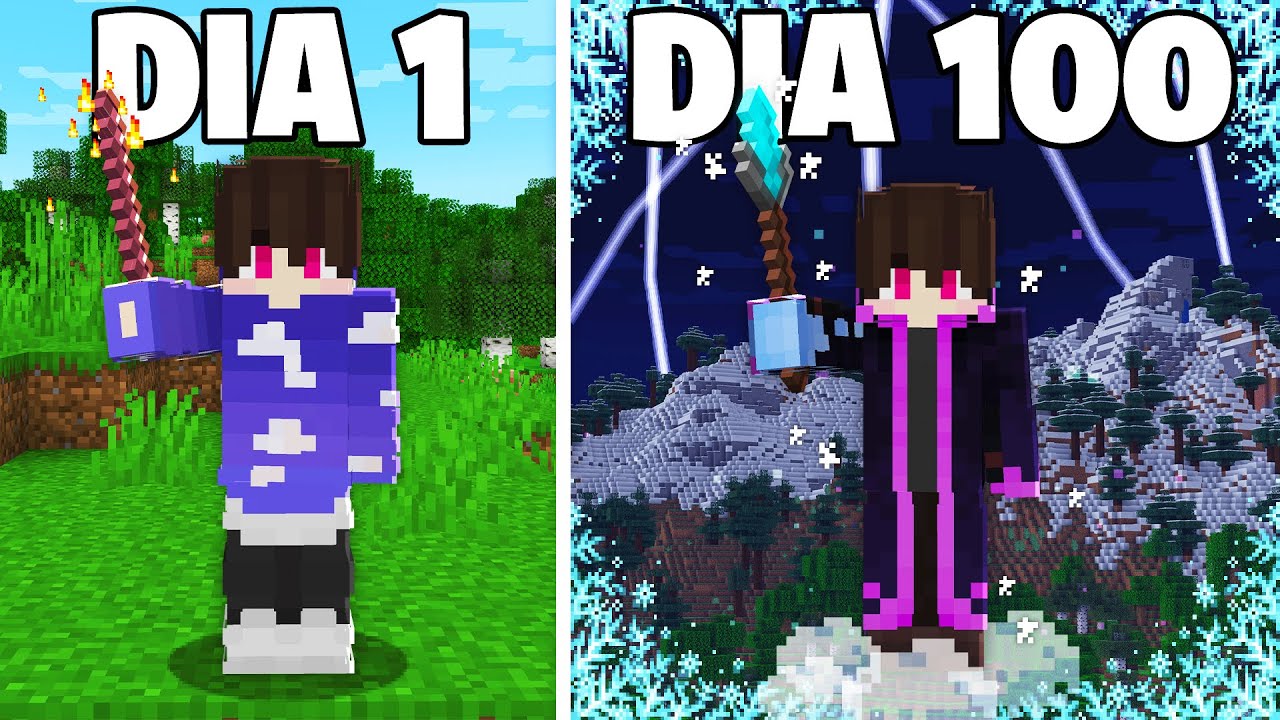 100 DIAS SENDO UM MAGO NO MINECRAFT!!! - O FILME