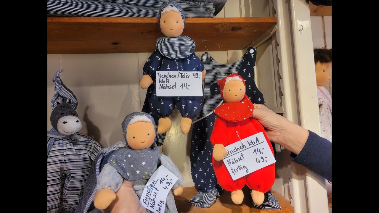 Stoffpuppe Erstlingspuppe nach Waldorf Art - das Fienchen der ideenstube Jutta Wörmeyer