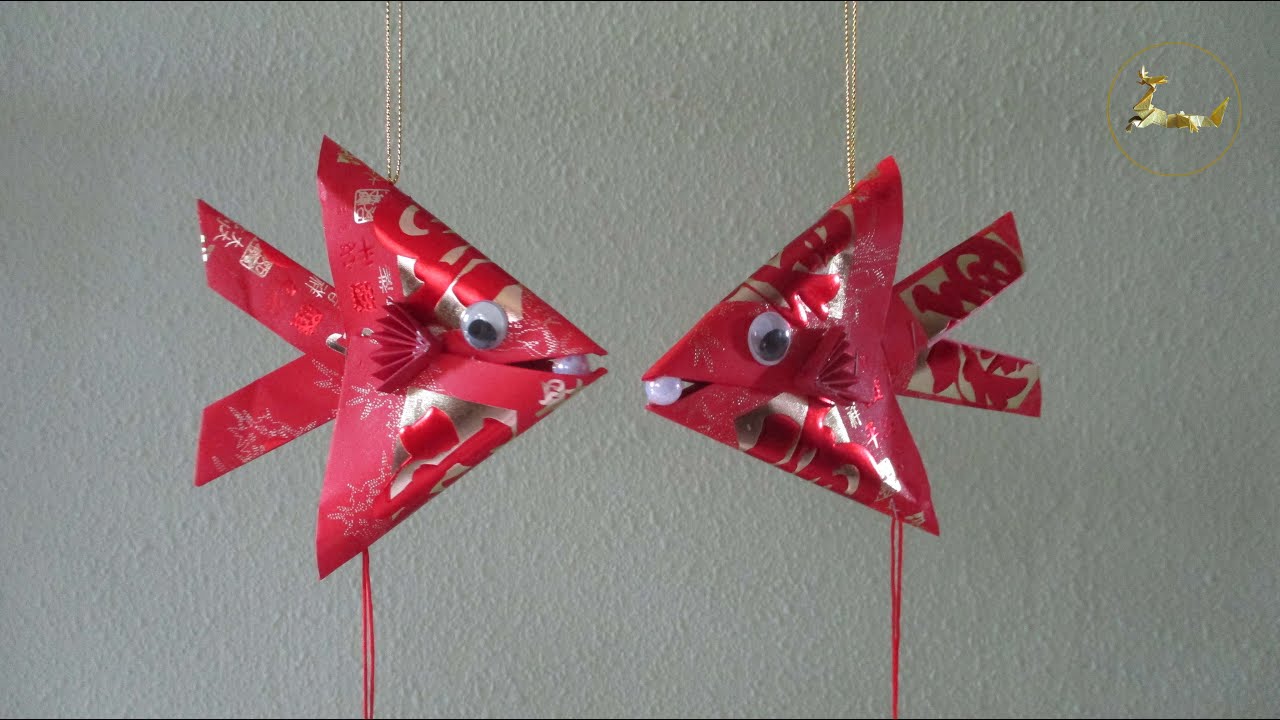 CNY Tutorial No. 194 - Simple & Easy to make 3-unit Hongbao Fish