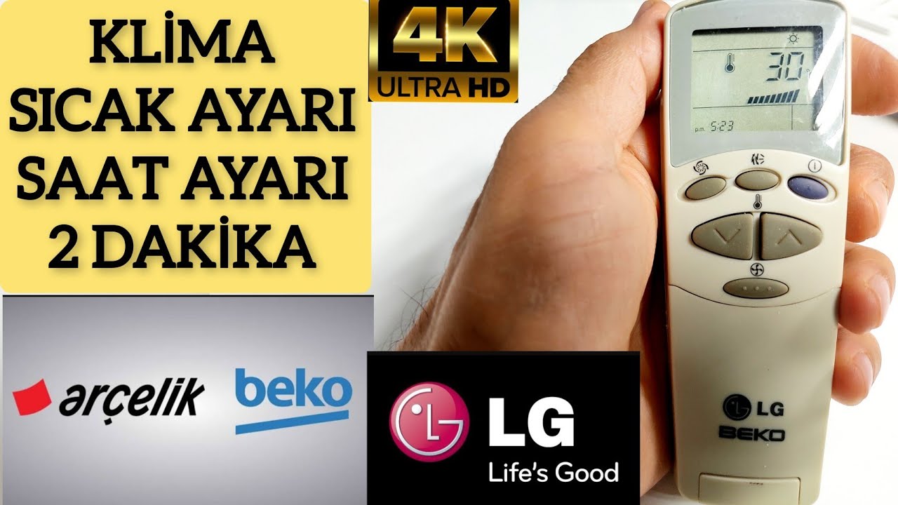 KLİMA SICAK AYARI ARÇELİK BEKO LG ALTUS