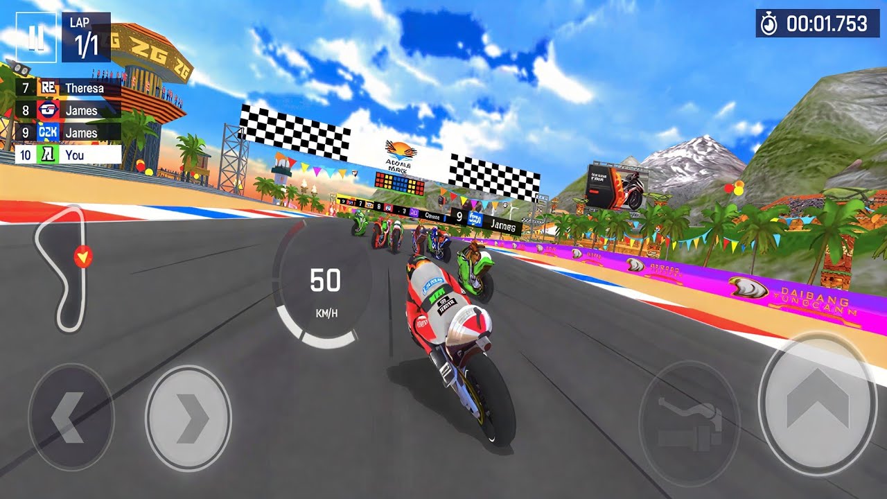 MOTO RIDER BIKE RACING 2026 MOTOR CROSS BIKE DRIVING - MOTOR BIKE RACING -ANDROID GAMEPLAY FHD