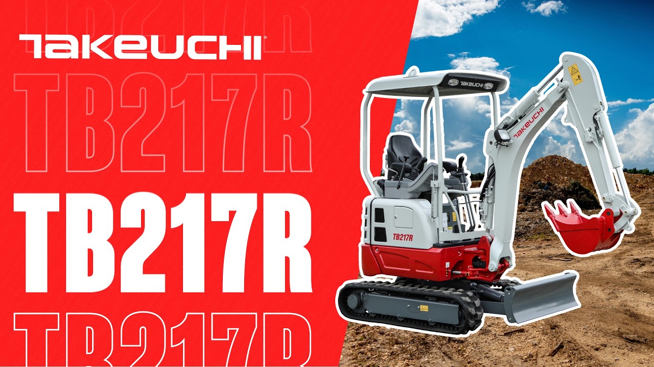 Miniescavatore TB217R Takeuchi®
