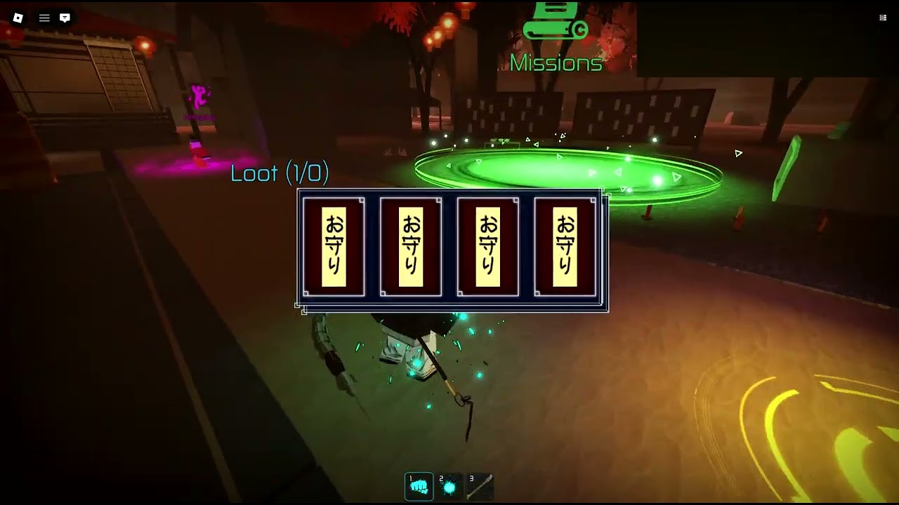 playing on my other slot in jujutsu infinite