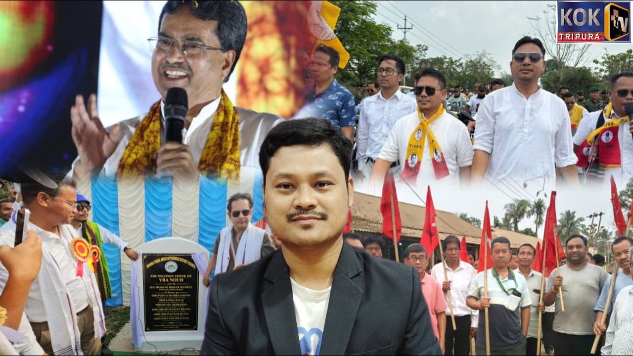 KHAKOTOR BUBAGRA KHAKWLABO KAWI SAIKHA KANCHANPUR TIPRASANI II CPIM RWKHA CANDIDATE II MOTHA RALLY