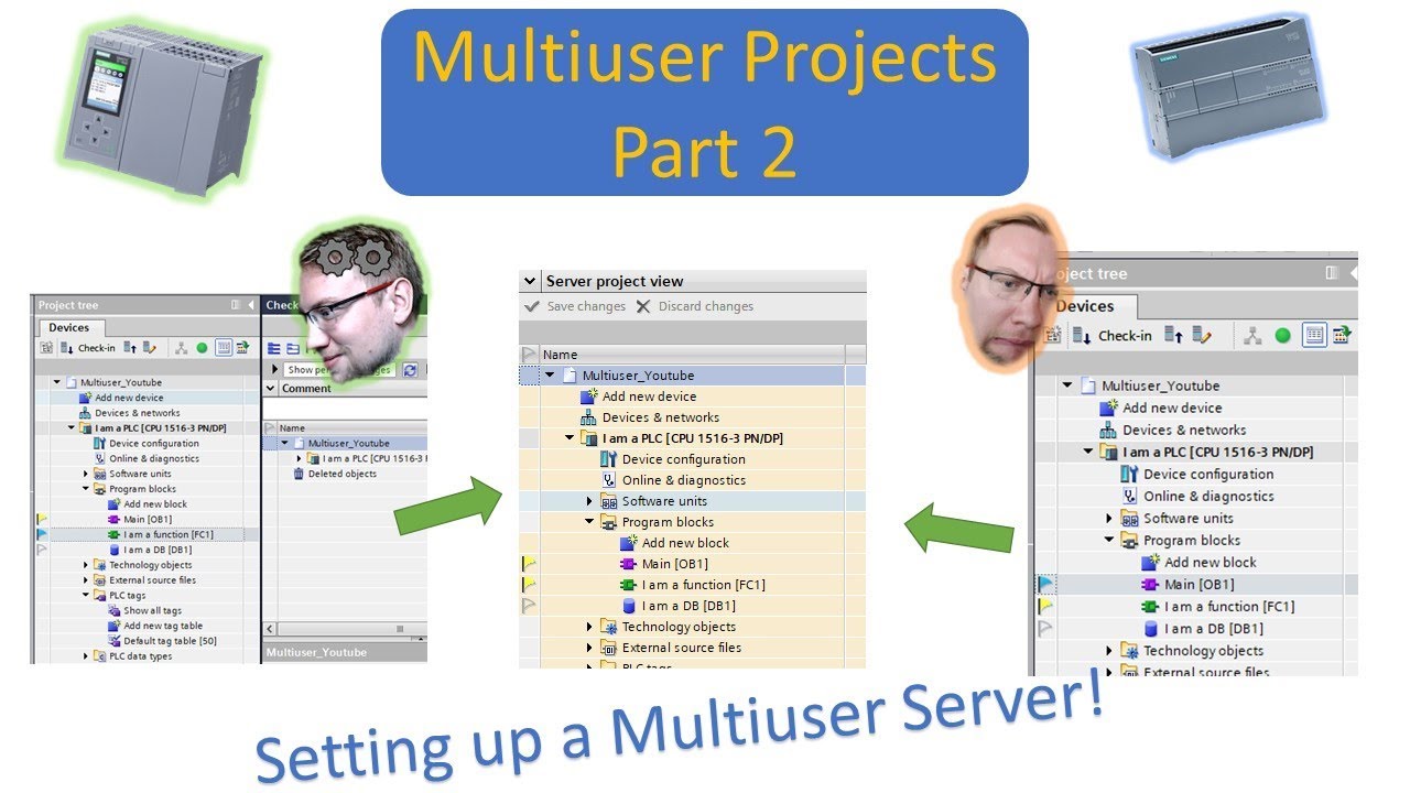 TIA Portal: Multiuser Projects Part 2 (Setting up a Multiuser Server)