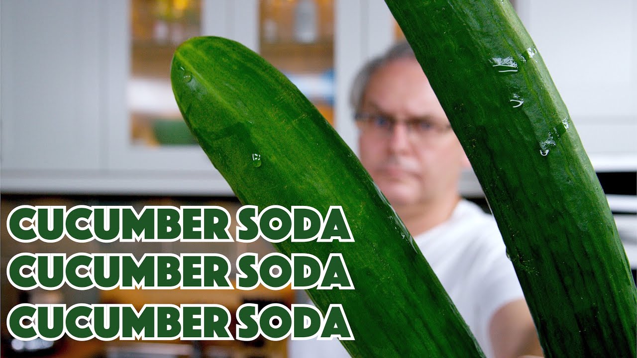 How To Make Cucumber SODA POP Recipe - Glen And Friends Cooking