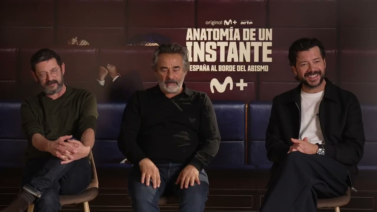 ANATOMÍA DE UN INSTANTE | Entrevista a Álvaro Morte, Eduard Fernandez y Manolo Solo