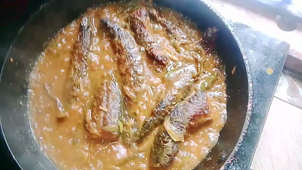 শিংমাছ রান্না। 