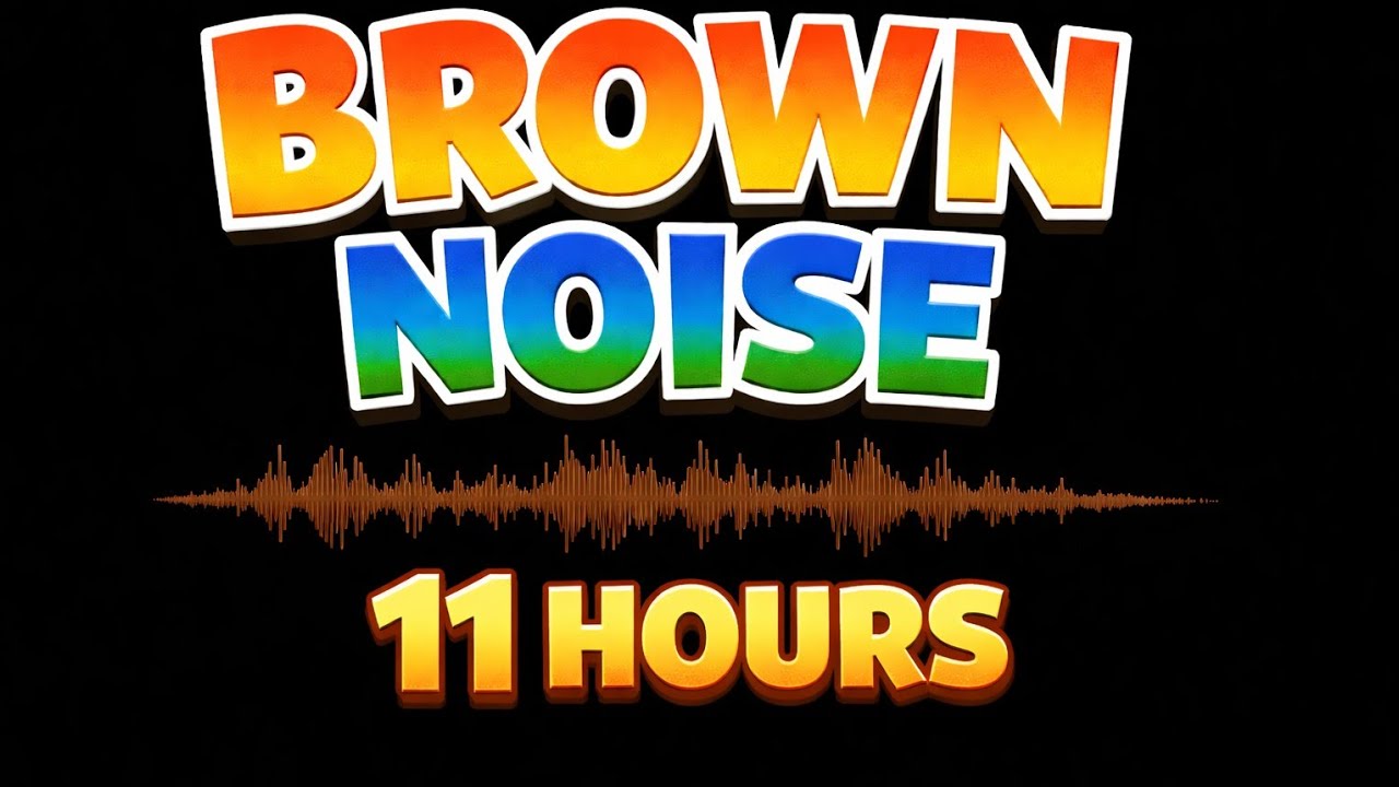 Ultimate Brown Noise for Deep Focus & Rest | 11 Hours | Black Screen@NoiseandGrains