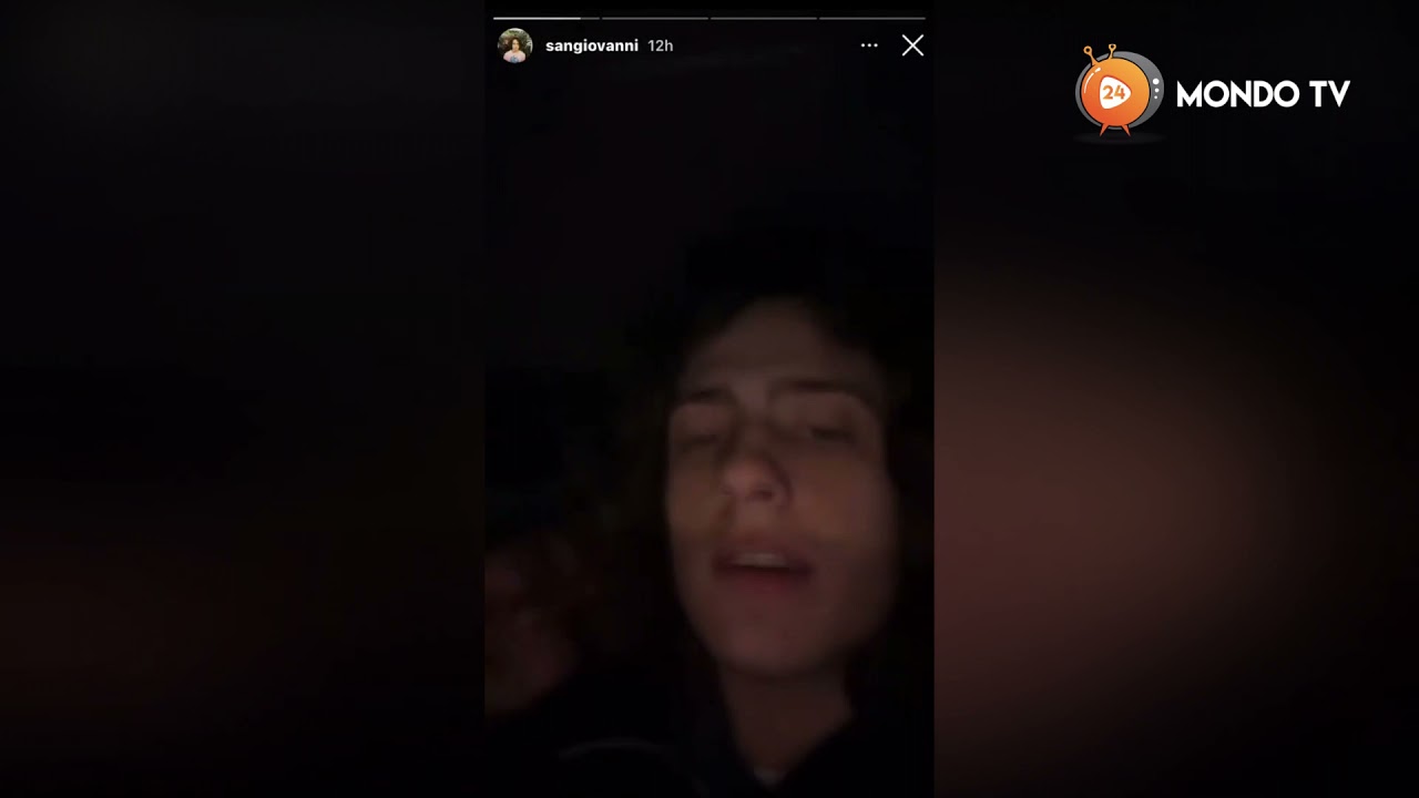 Sangiovanni dice una parolaccia, Giulia Stabile lo riprende subito - MondoTV24.IT