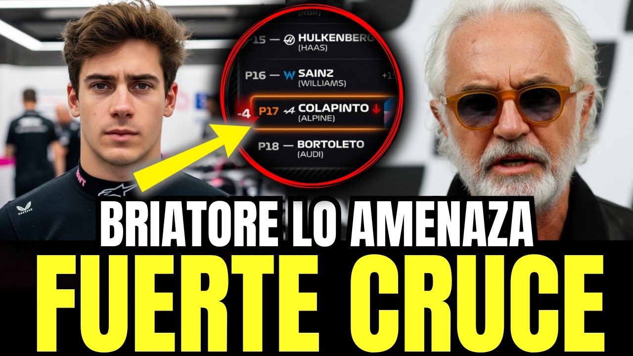 DURA AMENAZA de briatore a franco COLAPINTO despues de JAPON!!