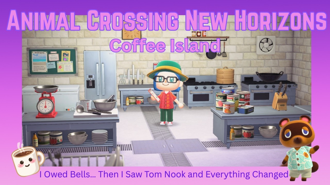 I Owed Bells… Then I Saw Tom Nook and Everything Changed 💜#AnimalCrossing #TomNook #CozyGaming