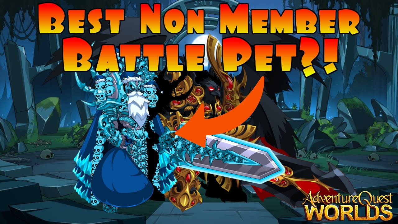 Every Non Member Battle Pet I Own (Part 3)! BEST Non Member Battle Pet?! AQWorlds