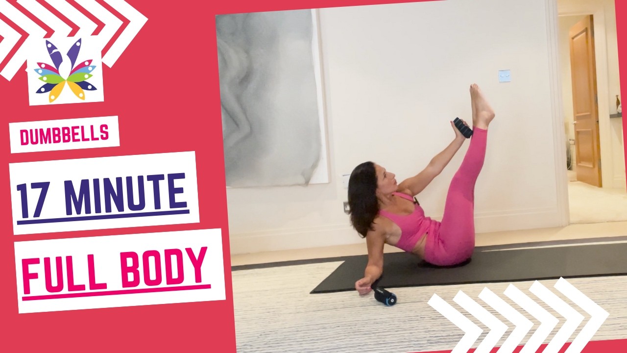 Full Body Mat Pilates Workout (17 Minutes) With Hand Weights | Peacock Pilates