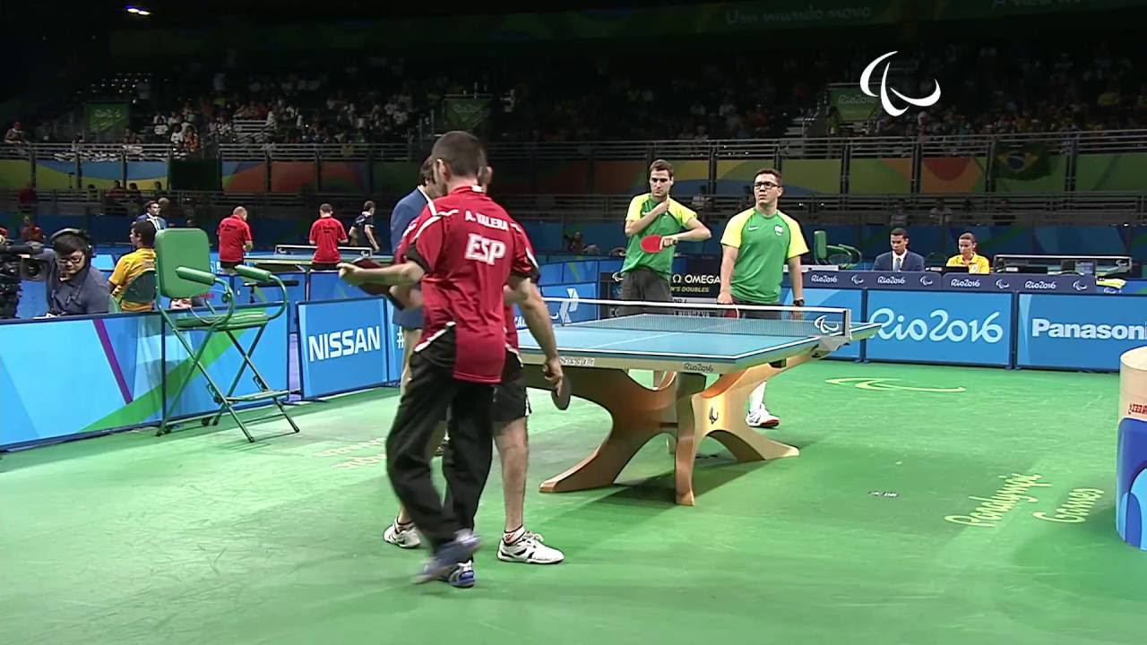 Table Tennis | Spain v Brazil | Men's Singles- Class 6-8 Round 1 | Rio 2016 Paralympic Games