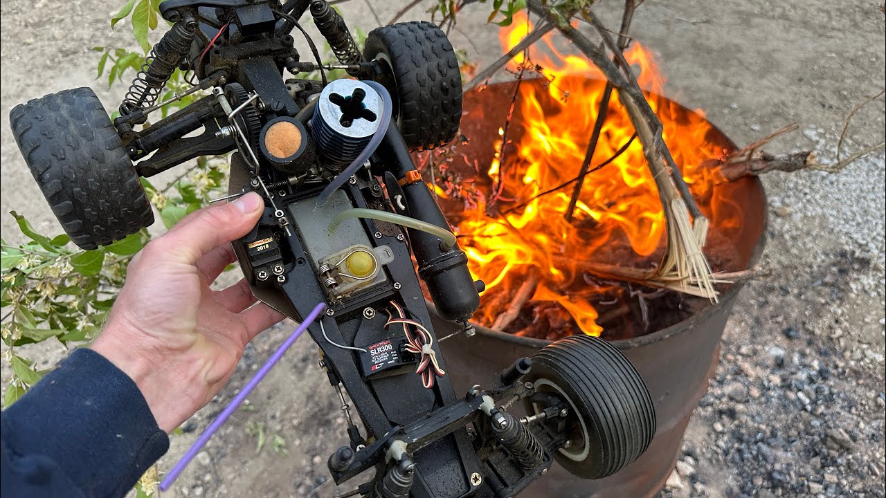 Reviving a Vintage Nitro Rustler!!🔥