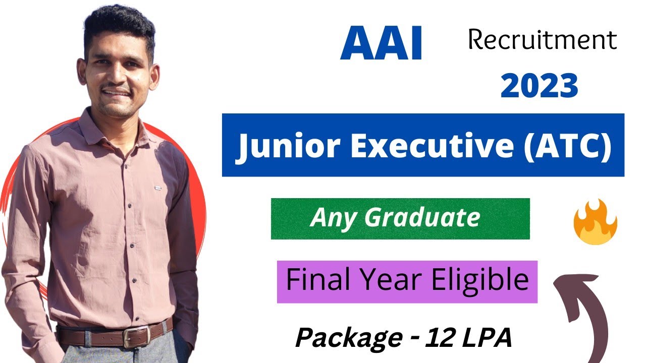 AAI Recruitment 2023 [] CTC 12LPA [] Any Graduate Engineer [] BSC Students  Eligible [] Final Year