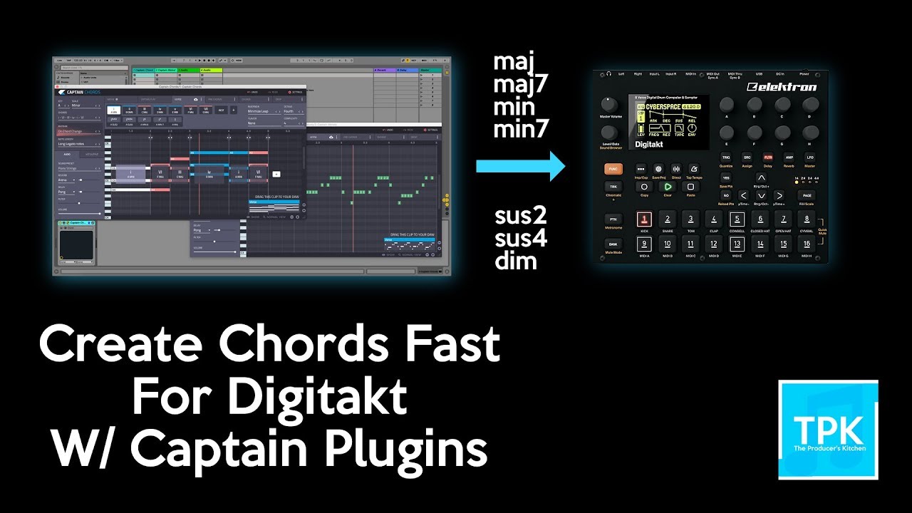 Mixed In Key - Captain Plugins: How to Create  Chords Fast for Elektron Digitakt