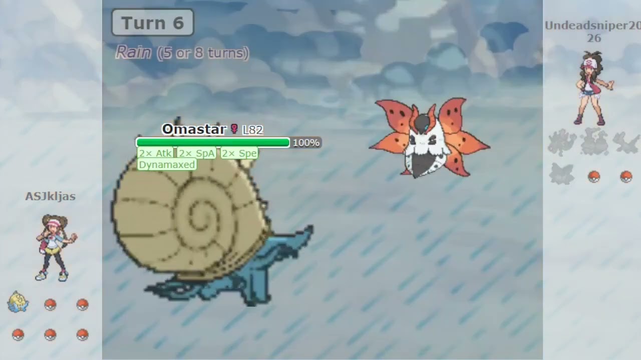 Omastar Sweep | Pok&eacute;mon Showdown
