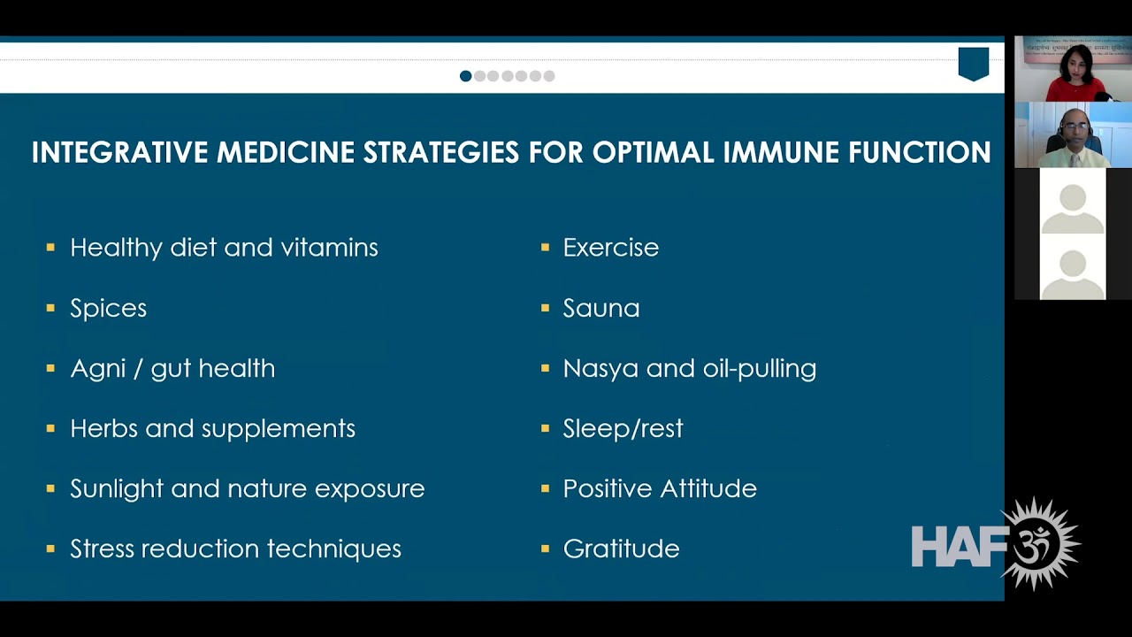 Coping with COVID - Building Immunity with Ayurveda & Integrative Medicine, with Dr Akil Palanisamy