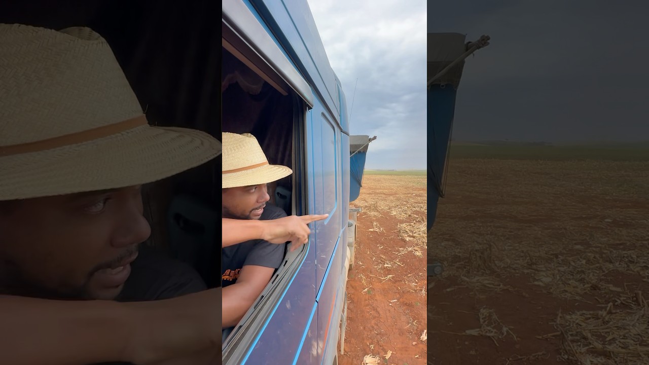 Manobrando Rodoca&ccedil;amba  manobra de Rodotrem de Dolly descarga de Calc&aacute;rio