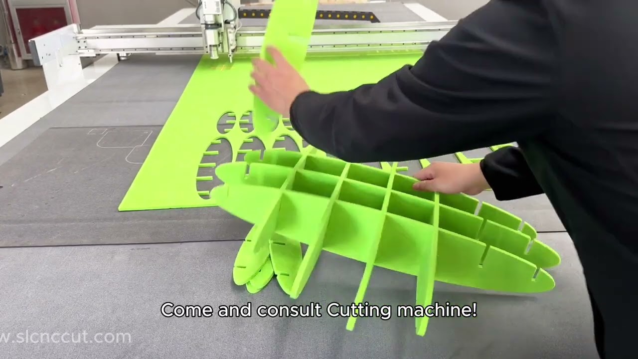 SLCNC PET Felt Cutting Machine for soundproof foam insulation board with good quality