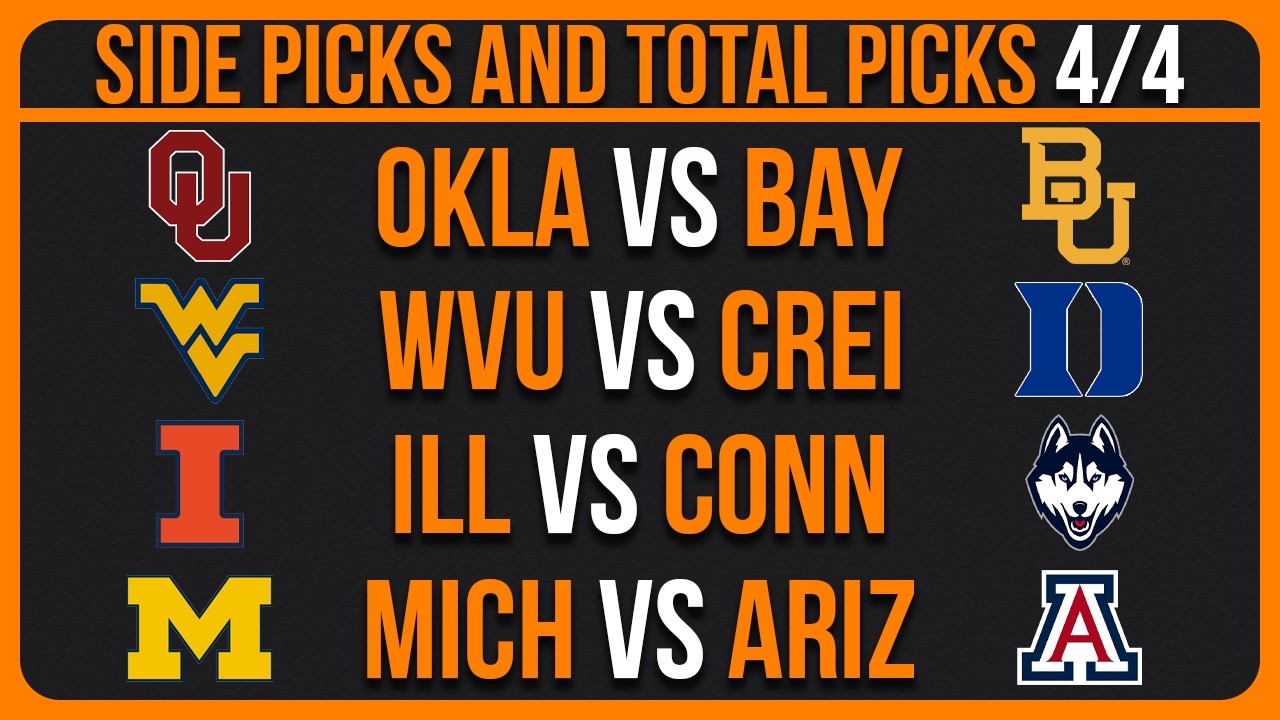 College Basketball Picks & Predictions Today Saturday 4/4/26 | NCAAB Picks Today Saturday 4/4/26