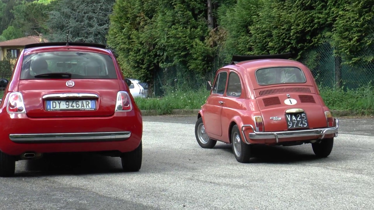 Fiat 500 1957 VS Fiat 500 2007 - IL CONFRONTO by AF & SM