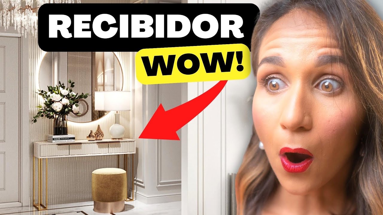 10 IDEAS PARA DECORAR UNA ENTRADA IMPACTANTE 😱 Diseño de Interiores de Recibidor Elegante y Lujoso