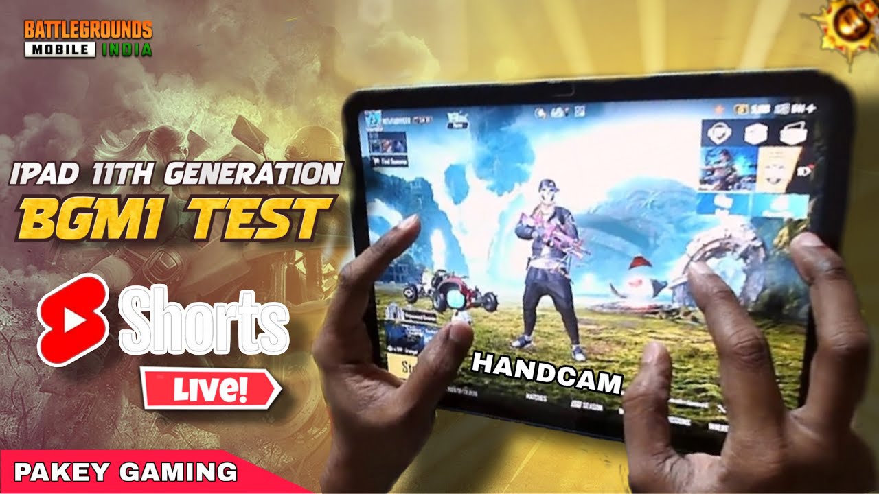 iPad 11th Generation ⚡Hand Cam Bgmi Live Test  [ S ] #bgmilive #ipad11thgenlive #pubg  #shotslive