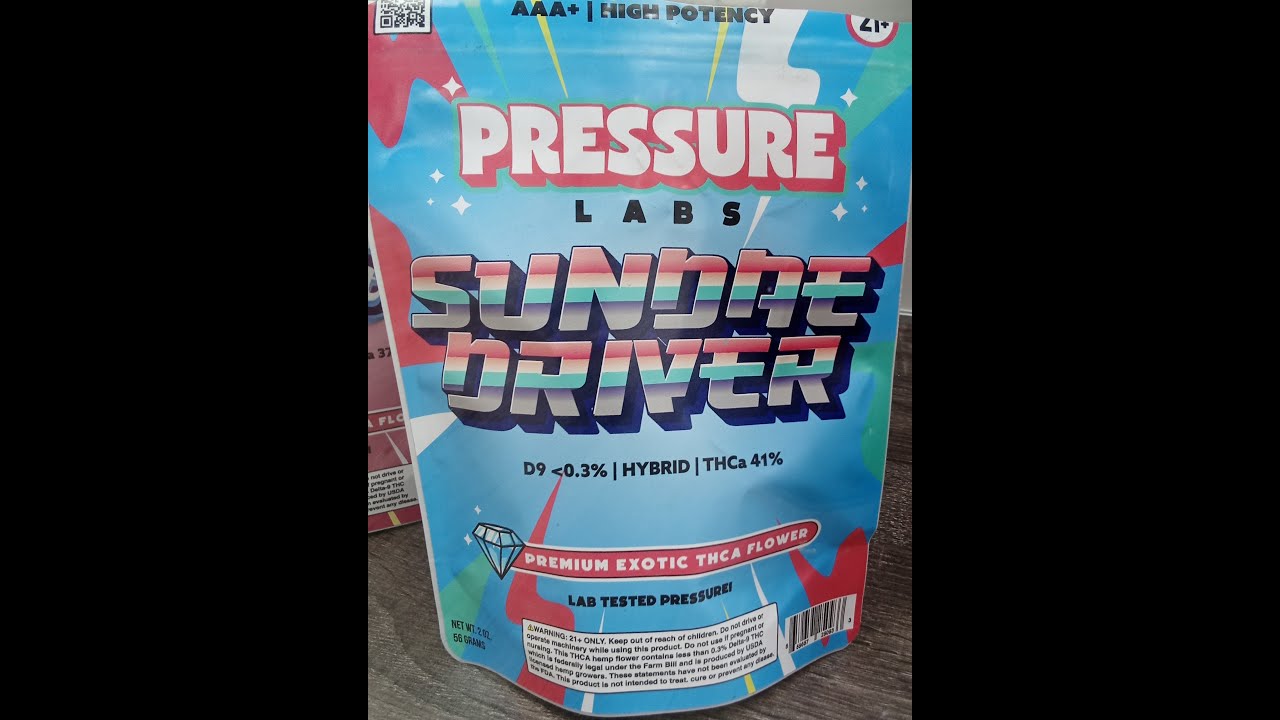 Sundae Driver 41% THCA Flower From Pressure Labs Blaze Session Review
