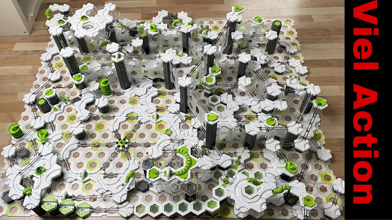 Riesige Gravitrax Pro Bahn mit viel Tricks und super viel Action