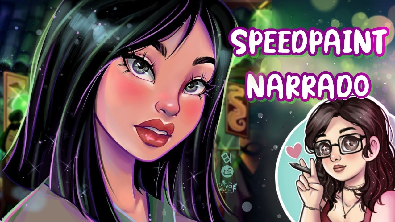 🎨SPEEDPAINT NARRADO🎨 Dibujando a Mulán 💗