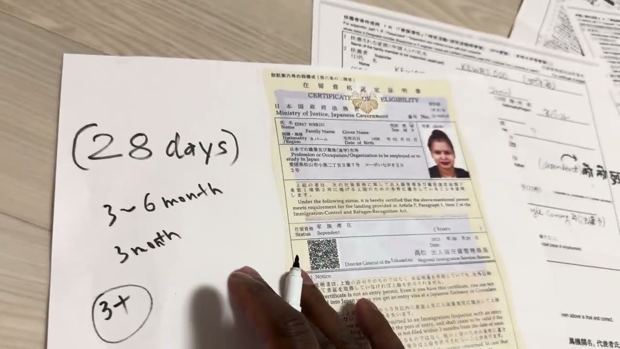How to apply dependent Visa for Japan?