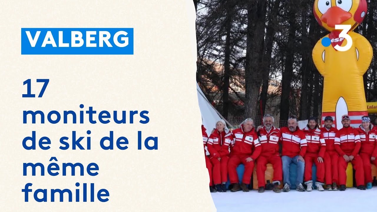 INSOLITE. Parmi tous ces moniteurs de ski, 17 sont de la m&ecirc;me famille !