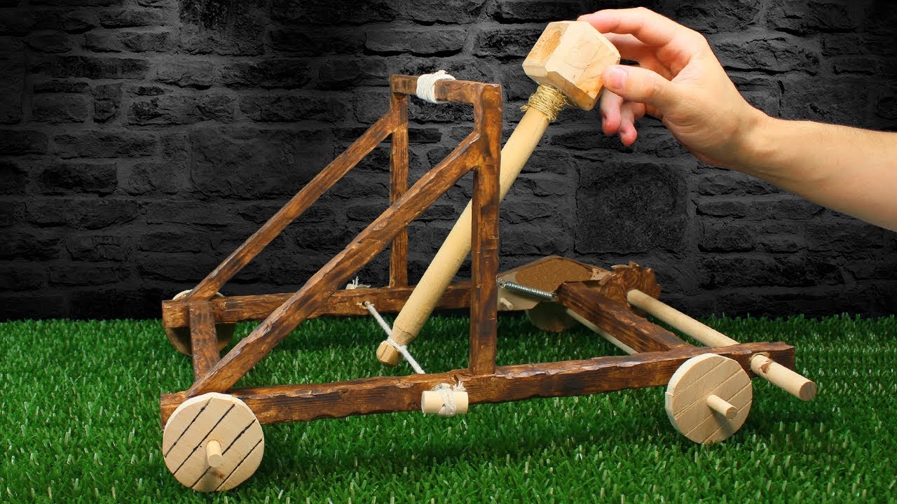 Cómo Hacer una CATAPULTA CASERA