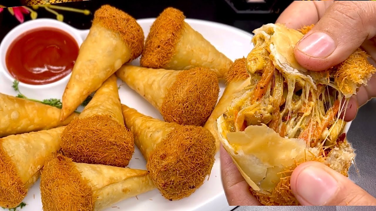 Ramzan Special Crispy Chicken Cones Recipe | Perfect Iftar Snack for Iftar | Easy and Tasty 
