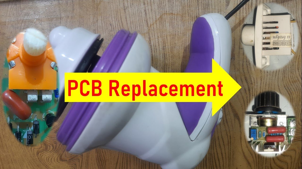 Handheld Body Massager PCB Problem and Replacement, Body massager Printing Circuit Board in Hindi